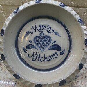 Rowe Pottery Works Pie Plate Mom's Kitchen